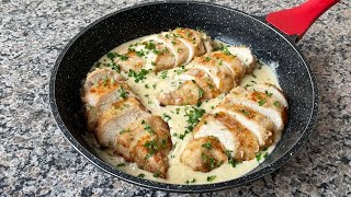 Frango ao Molho de Alho e Queijo Parmesão  Delícias da Eleni [upl. by Anirbas]