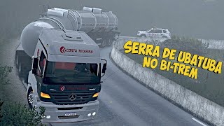 SIMULANDO A DESCIDA DA SERRA DE UBATUBA  MB 1938S NO BITREM ETS 2 152 MODS [upl. by Acinelav]