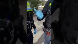 PUNCHED in the face by Sarge VICpol TYRANTS abuse there AUTHORITY cops funny shorts police [upl. by Fedirko659]