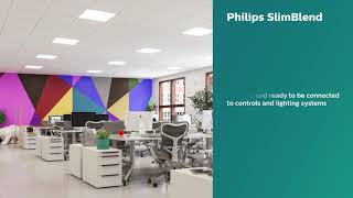 Philips SlimBlend – surface of light solution for offices [upl. by Salita]