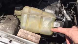 How To Fix A Leaky Coolant Overflow Tank [upl. by Ainitsirk]