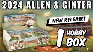 🚨NEW RELEASE🚨FRAMED MINI AUTO🔥 2024 TOPPS ALLEN amp GINTER HOBBY BOX [upl. by Renado439]