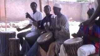 82 yr old Grand Master on Djembe Aruna Sidibe Doundounba Marakadon [upl. by Solohcin]