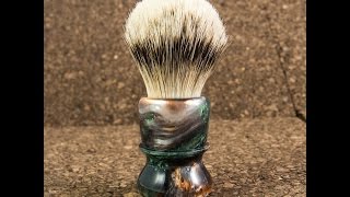 The Making of a Shaving Brush  Lathe [upl. by Selrhc123]