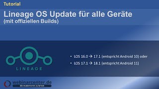 Tutorial Update Lineage von OS auf eine neuere Version Deutsch [upl. by Pittel]