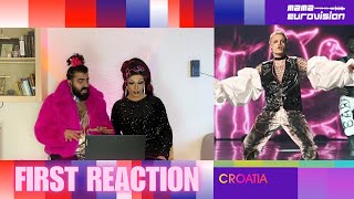 🇭🇷 Croatia  Baby Lasagna  Rim Tim Tagi Dim  First Reaction  Eurovision 2024 [upl. by Iroak]