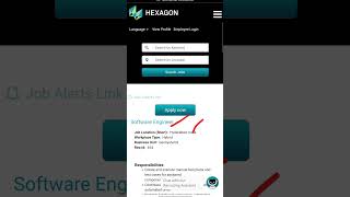 Hexagon is hiring for Software Engineer Freshers jobs Daily Job Updates Software Engineer Jobs Btech [upl. by Helms]