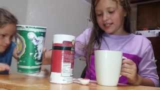 How to gargle salt water Kids how to Sore throat fix [upl. by Ilario]