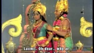 Mahalaxmi abandons Vishnu in heaven [upl. by Brote]