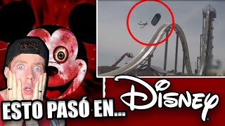 15 COSAS ATERRADORAS ocurridas en los PARQUES DE DISNEY real [upl. by Lacsap]