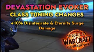 Devastation Evoker Class Tuning Coming September 17th  World of Warcraft [upl. by Weingartner]