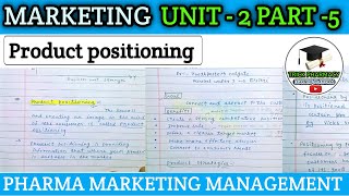 Product positioning  marketing management  8th sem [upl. by Lacee307]