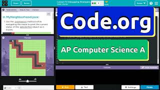 Codeorg Lesson 113 Debugging Strategies  Tutorial with Answers  Unit 1 Computer Science A CSA [upl. by Drugge]