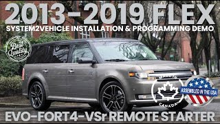 20132019 Ford FLEX Remote Starter Install amp Programming DEMO fordflex fordsuv remotestarter [upl. by Sink]