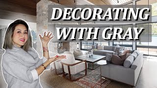 DECORATING WITH GRAY 🩶 How to Update Gray in Your Home for a Modern Refresh [upl. by Aseela]