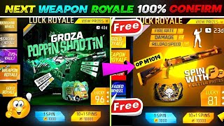 💥Next Gold Weapon Royale Gun Skin Free Fire  Free Fire New Update  Free Fire India [upl. by Airda924]