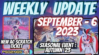 PSO2NGS  SEPTEMBER 6 PREVIEW UPDATE 2023 EPIC GAMES [upl. by Atelra377]