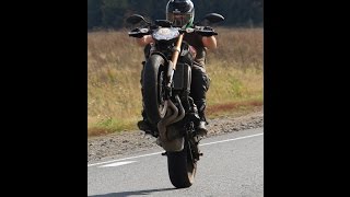 2 gear clutch up wheelie Yamaha MT09 [upl. by Burny]