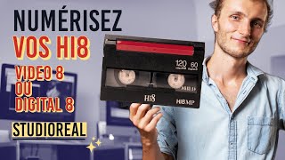 Comment Numériser une Cassette Vidéo 8 HI8 ou Digital 8 sur votre PC [upl. by Baudelaire]