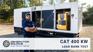 CAT 400 KW Load Bank Test 91069 Caterpillar Diesel Power [upl. by Natica]