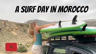 One Day At A Surf Camp In Taghazout Morocco  Travel Vlog From Morocoo [upl. by Bowden]