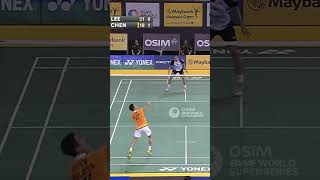 Lee Chong Weis deception skills shorts badminton leechongwei chenlong [upl. by Arquit919]