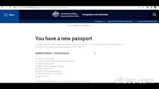 How To Update Passport Details Change Address For Your Australia Visa Applications [upl. by Viscardi]