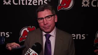 Sergei Brylin just prior to his Devils Ring of Honor induction [upl. by Lesser780]