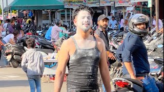 Dermicool Powder Prank on Public  Runjhun Ne Kara Makeup 💄 [upl. by Hedges]