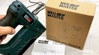 Honest Review Of The Neu Master Cordless Staple Gun [upl. by Refotsirc]