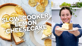 Slowcooker lemon cheesecake [upl. by Quintilla]