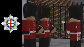 Coldstream Guards Sentry Duties St James Palace [upl. by Sadnak]