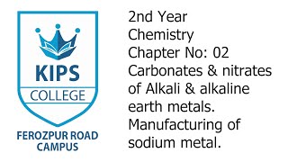 Carbonates amp Nitrates of Alkali amp Alkaline Earth Metals  Manufacturing of Sodium Metal  Chemistry [upl. by Krys]