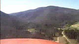 Idaho Backcountry Flying Cessna 172 H Landing At Stibnite Idaho [upl. by Ettennat]