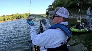 Fall Kayak Fishing Cedar Valley Reservoir [upl. by Lirrehs]