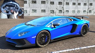 Assetto Corsa  Lamboghini Aventador SV  Saudi Arabia Streets map mod  Steering Wheel  Shifter [upl. by Stone]