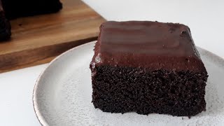 Moist Chocolate Cake Recipe  How To Make Moist Chocolate Cake [upl. by Bourne]