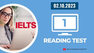 IELTS Computer Based Reading Test  IELTS Academic Reading Test 2023  IELTS Reading Test 1 [upl. by Kirenoj]