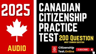 100 Questions  Canadian Citizenship Test 2024  Discover Canada Mega Quiz 3 [upl. by Aneehsyt]