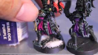 Warboss Taetorial  How to Paint Dark Eldar Incubi [upl. by Ihsakat]