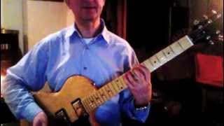 Die Halbtonleiter chromatische T auf der Gitarre chromatic scale tutorial german [upl. by Zach]