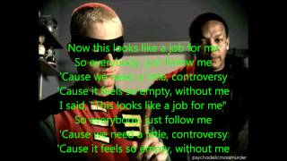 Without Me by Eminem Lyrics Explicit [upl. by Griffie]