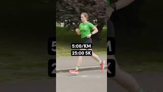 5KM Paces In Real Time runningcommunity 5k [upl. by Alemaj366]