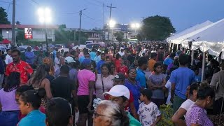 First Friday night market at Leonora  Guyana [upl. by Fara611]