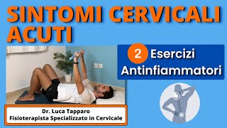 CERVICALGIA in fase acuta 2 esercizi terapeutici per Cervicale infiammata [upl. by Strep]