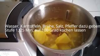 Einfache Kartoffelsuppe mit Mounsieur Cuisine Plus Verbrauch in Kilowattähnlich Thermomix [upl. by Dumah]