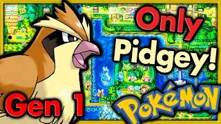 Can I Beat Pokemon Red with ONLY PIDGEY 🔴 Pokemon Challenges ► NO ITEMS IN BATTLE [upl. by Roselyn]