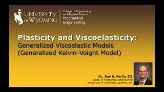 34c Generalized Viscoelastic Models Generalized KelvinVoight Model [upl. by Borer250]