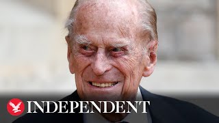 Prince Philips death announced at Buckingham Palace [upl. by Anoik128]