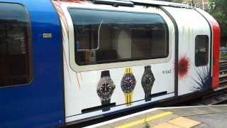 Central Line 1992TS in Mixed Livery arriving at Theydon Bois [upl. by Tenneb126]